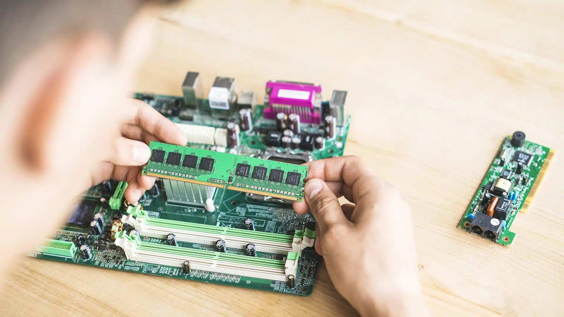 Hard drive, CPU, motherboard, graphics card